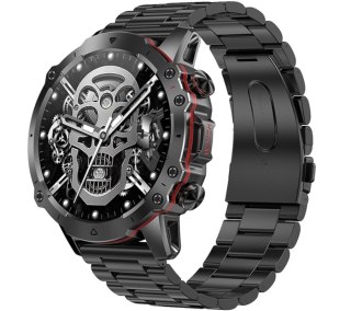 RUBICON Smartwatch Męski Rubicon RNCF18-1 BLACK Bransoleta + Pasek