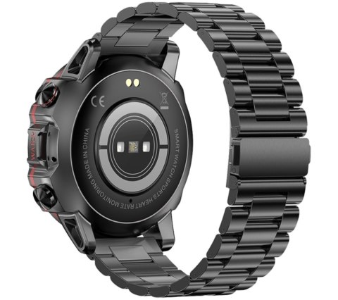 RUBICON Smartwatch Męski Rubicon RNCF18-1 BLACK Bransoleta + Pasek