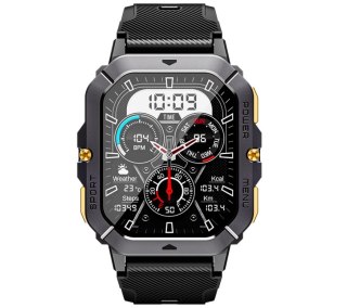 RUBICON Smartwatch Męski Rubicon RNCF23-1 BLACK