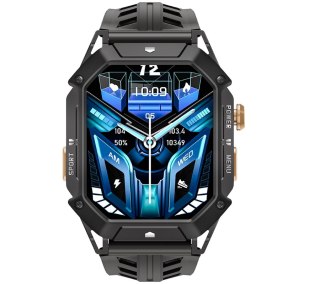 RUBICON Smartwatch Męski Rubicon RNCF24-1 BLACK