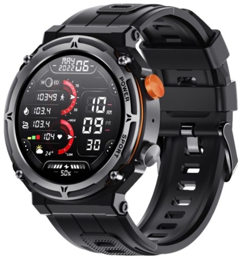 RUBICON Smartwatch Męski Rubicon RNCF25-1 BLACK