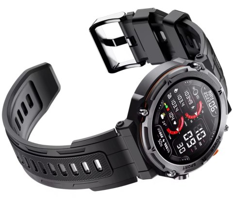 RUBICON Smartwatch Męski Rubicon RNCF25-1 BLACK