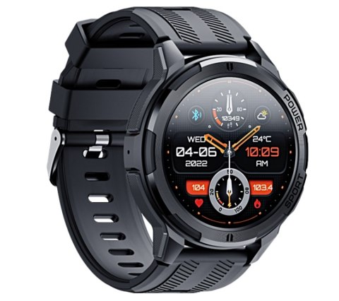 RUBICON Smartwatch Męski Rubicon RNCF26-1 BLACK