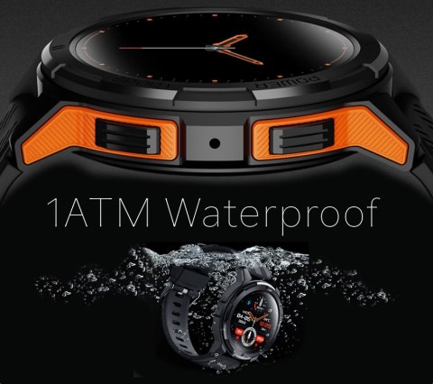 RUBICON Smartwatch Męski Rubicon RNCF26-1 BLACK