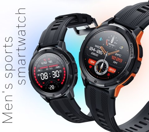 RUBICON Smartwatch Męski Rubicon RNCF26-1 BLACK