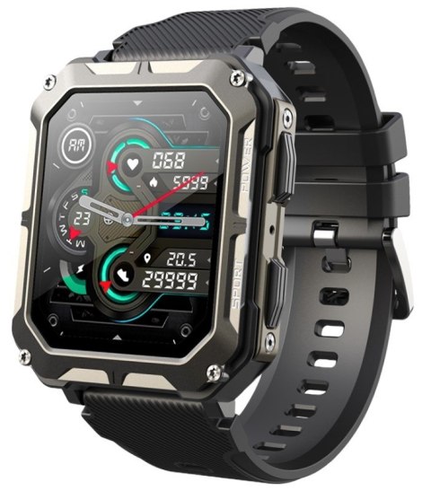 RUBICON Smartwatch Męski Rubicon RNCF27 BLACK