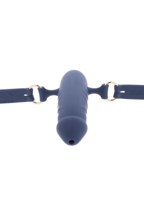 Knebel silikonowy oddychający Taboom niebieski 60 cm