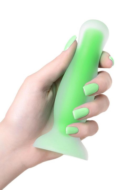 Korek analny Mortimer Glow świecący w ciemności silikonowy 12,5 cm
