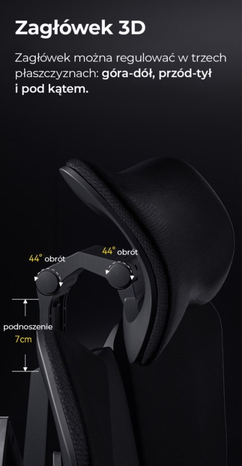 Fotel ergonomiczny gamingowy Angel Furia Grey