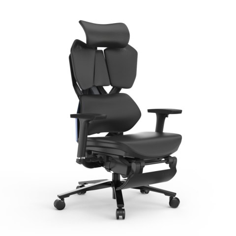 Fotel ergonomiczny gamingowy Angel Furia PRO z podnóżkiem