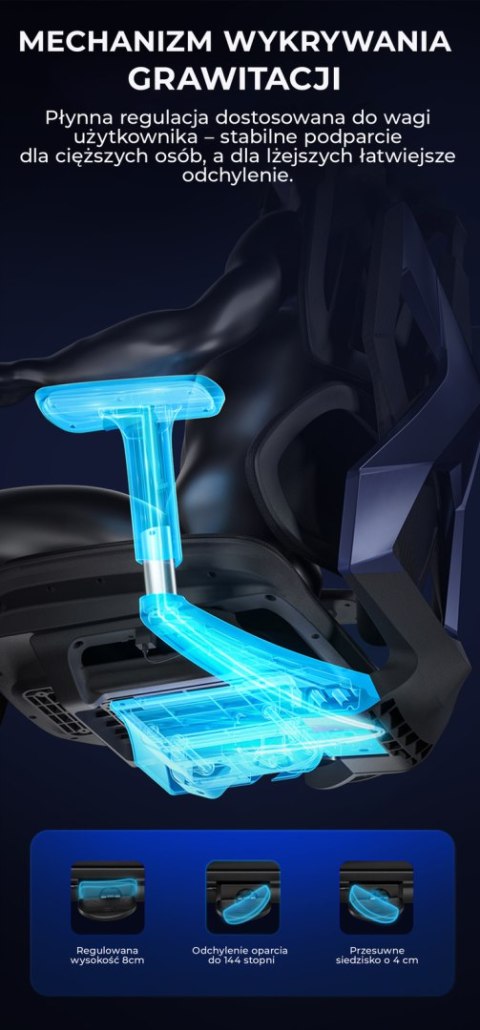 Fotel ergonomiczny gamingowy Angel Furia PRO  