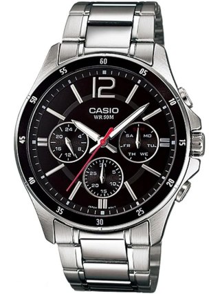 Casio ZEGAREK MĘSKI CASIO MTP-1374D-1AV (zd063b) + BOX