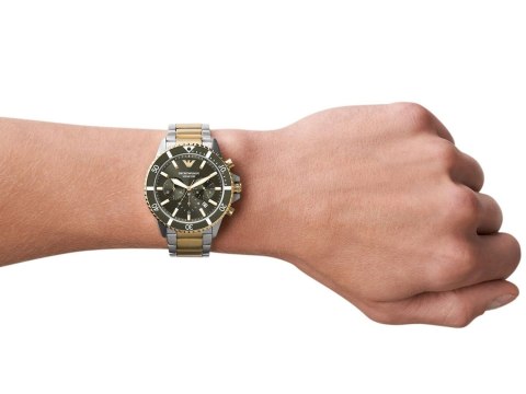 Emporio Armani ZEGAREK MĘSKI EMPORIO ARMANI AR11361 DIVER (zi035c)