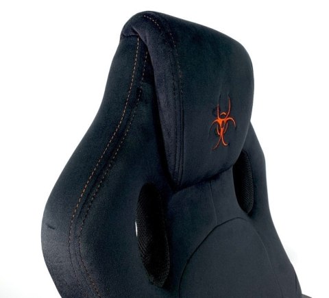 Lugano .Fotel obrotowy do biurka CARRERA M ALCANTARA BLACK