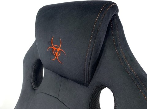 Lugano .Fotel obrotowy do biurka CARRERA M ALCANTARA BLACK