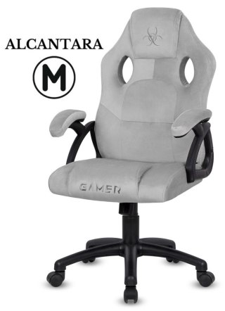 Lugano Fotel obrotowy do biurka CARRERA M ALCANTARA GREY