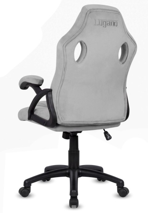 Lugano Fotel obrotowy do biurka CARRERA M ALCANTARA GREY