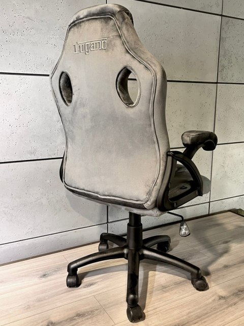 Lugano Fotel obrotowy do biurka CARRERA M ALCANTARA GREY