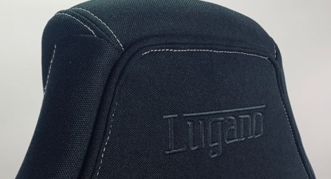 Lugano Fotel obrotowy do biurka CARRERA M BLACK FABRIC