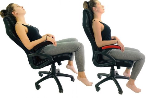 Lugano Fotel obrotowy do biurka CARRERA M BLACK FABRIC