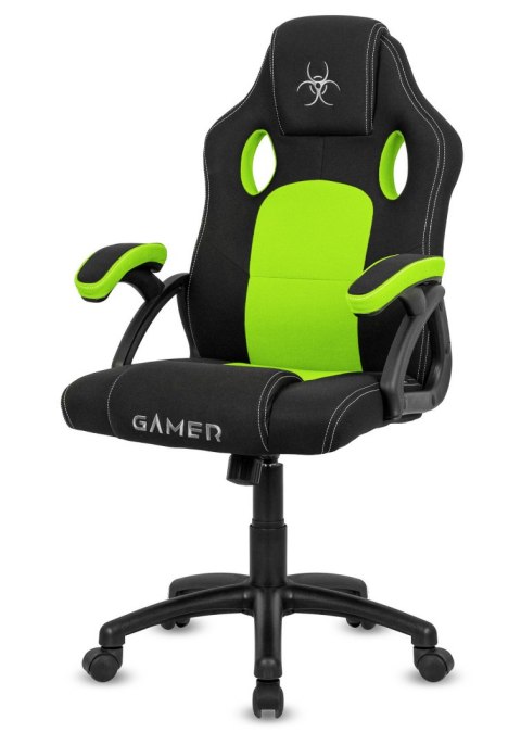 Lugano Fotel obrotowy do biurka CARRERA M GREEN FABRIC