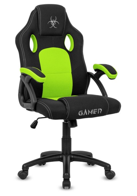 Lugano Fotel obrotowy do biurka CARRERA M GREEN FABRIC