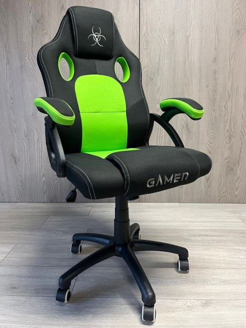 Lugano Fotel obrotowy do biurka CARRERA M GREEN FABRIC