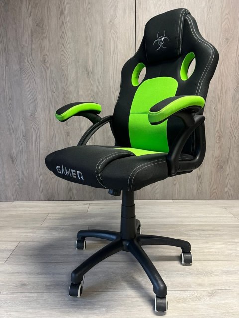 Lugano Fotel obrotowy do biurka CARRERA M GREEN FABRIC