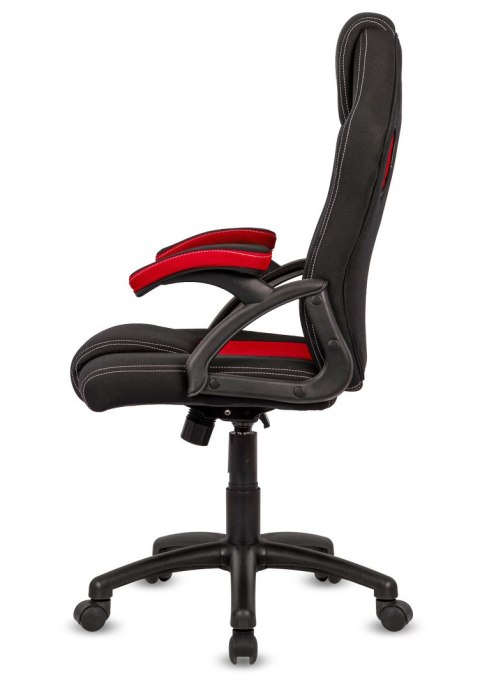 Lugano Fotel obrotowy do biurka CARRERA M RED FABRIC