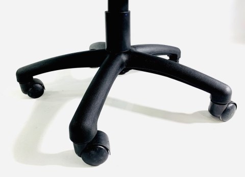 Lugano Fotel obrotowy do biurka CARRERA M WHITE FABRIC