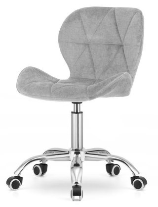 Lugano Krzesło obrotowe VASTO OFFICE FABRIC GREY SILVER