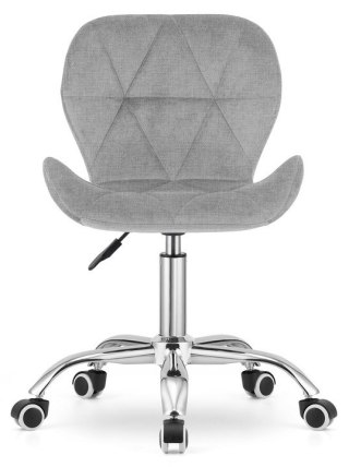 Lugano Krzesło obrotowe VASTO OFFICE FABRIC GREY SILVER