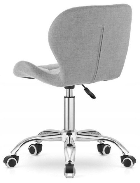 Lugano Krzesło obrotowe VASTO OFFICE FABRIC GREY SILVER