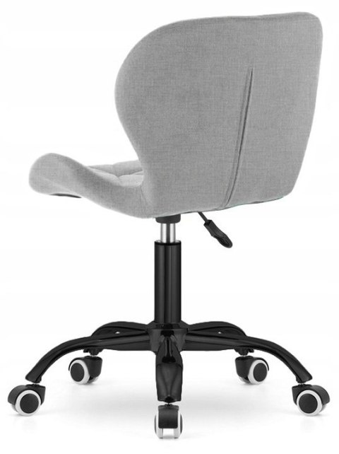 Lugano Krzesło obrotowe VASTO OFFICE FABRIC GREY SMOKE