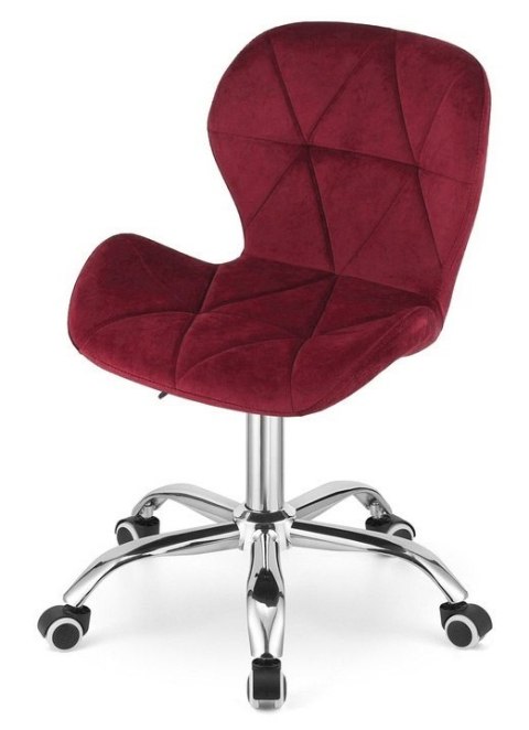 Lugano Krzesło obrotowe VASTO OFFICE VELVET BURGUNDY