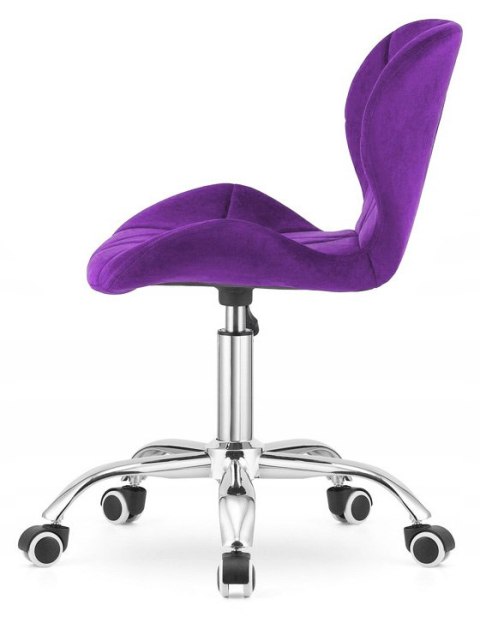 Lugano Krzesło obrotowe VASTO OFFICE VELVET PURPLE