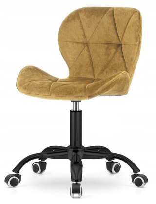 Lugano Krzesło obrotowe VASTO OFFICE VELVET SAND SMOKE