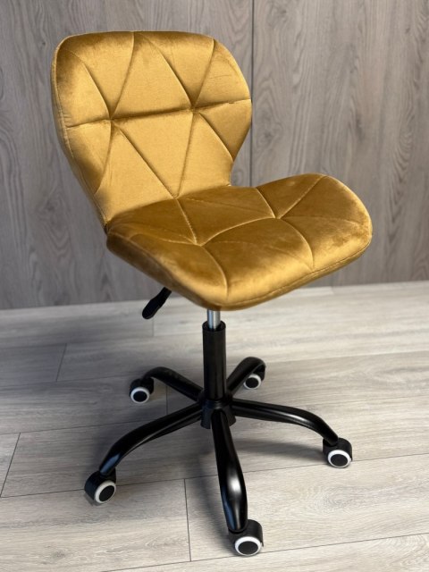 Lugano Krzesło obrotowe VASTO OFFICE VELVET SAND SMOKE