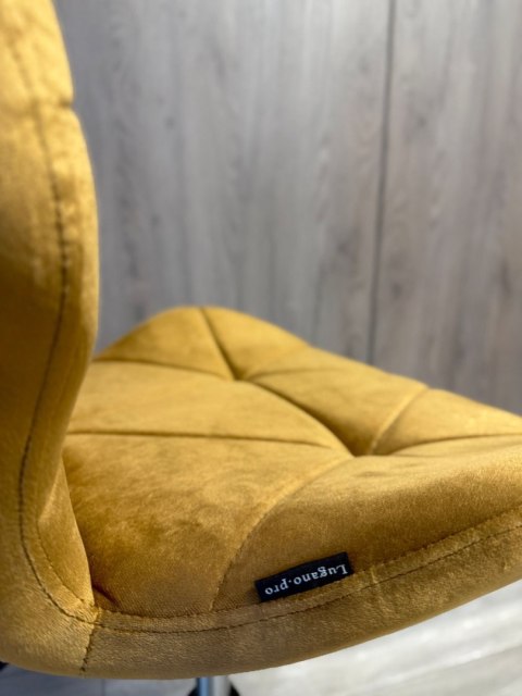 Lugano Krzesło obrotowe VASTO OFFICE VELVET SAND SMOKE