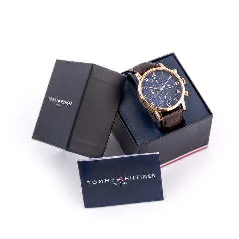 Tommy Hilfiger ZEGAREK MĘSKI TOMMY HILFIGER 1791399 KANE (zf045b) + BOX