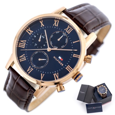 Tommy Hilfiger ZEGAREK MĘSKI TOMMY HILFIGER 1791399 KANE (zf045b) + BOX