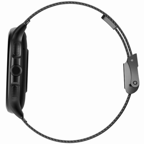 Gravity Smartwatch Damski GRAVITY GT12-2 Granatowy Pasek Silikonowy + Czarna Bransoleta