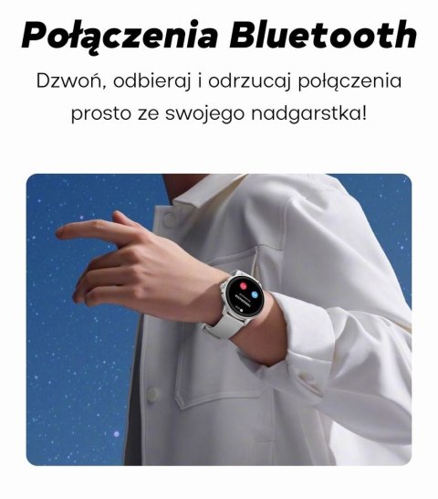 Gravity Smartwatch Damski GRAVITY GT12-3 Różowy Pasek Silikonowy + Bransoleta Różowe Złoto