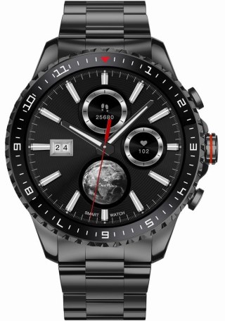 Gravity Smartwatch Męski GRAVITY GT16-2 Black / Czarna Bransoleta