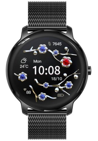 RUBICON Smartwatch Damski RUBICON RNBE66 Black SMARUB124