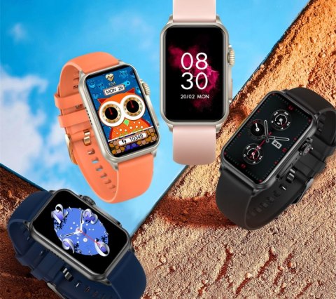 RUBICON Smartwatch Damski RUBICON RNCF06 Black SMARUB215