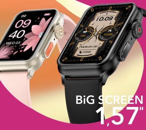 RUBICON Smartwatch Damski RUBICON RNCF06 Black SMARUB215