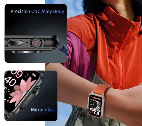 RUBICON Smartwatch Damski RUBICON RNCF06 Black SMARUB215