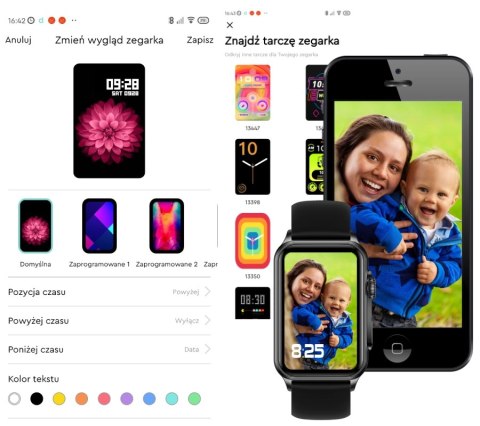 RUBICON Smartwatch Damski RUBICON RNCF06 Black SMARUB222