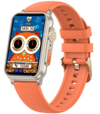 RUBICON Smartwatch Damski RUBICON RNCF06 Tytan/Orange SMARUB221